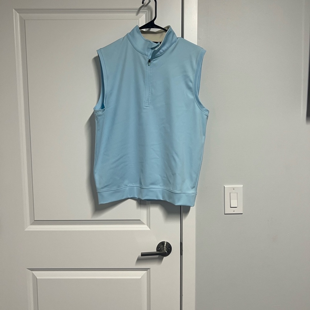 Walter Hagen Light Blue Men’s zipper pullover vest